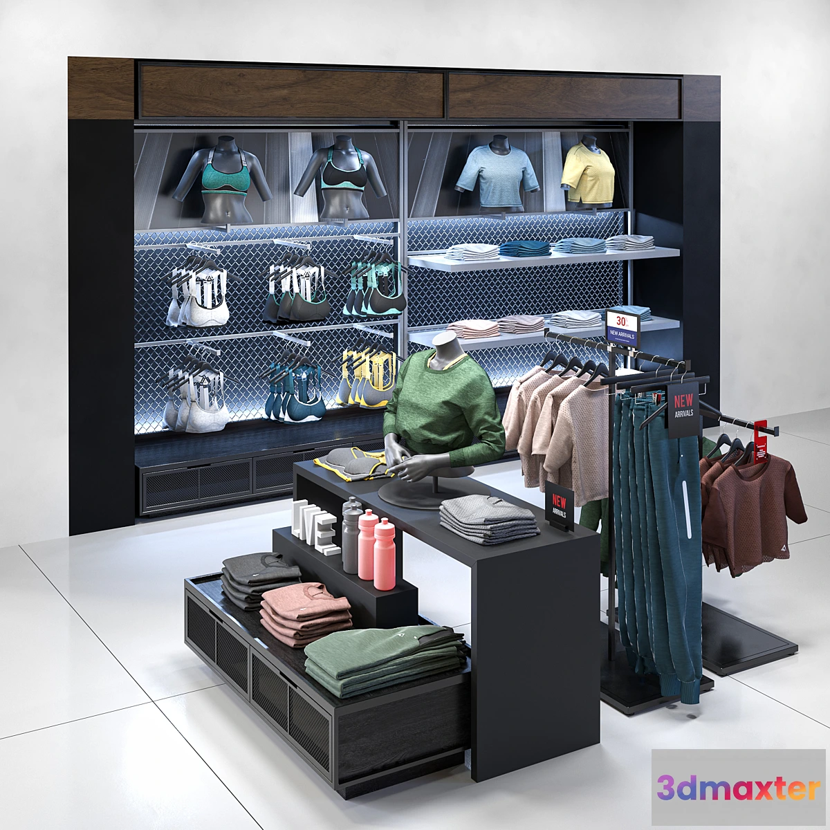 1340260 - Clothes shop athletic wear 02 3D Max