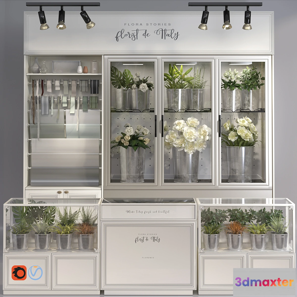 1343823 - Classic Flower Shop _ store _ Florist 3D Max