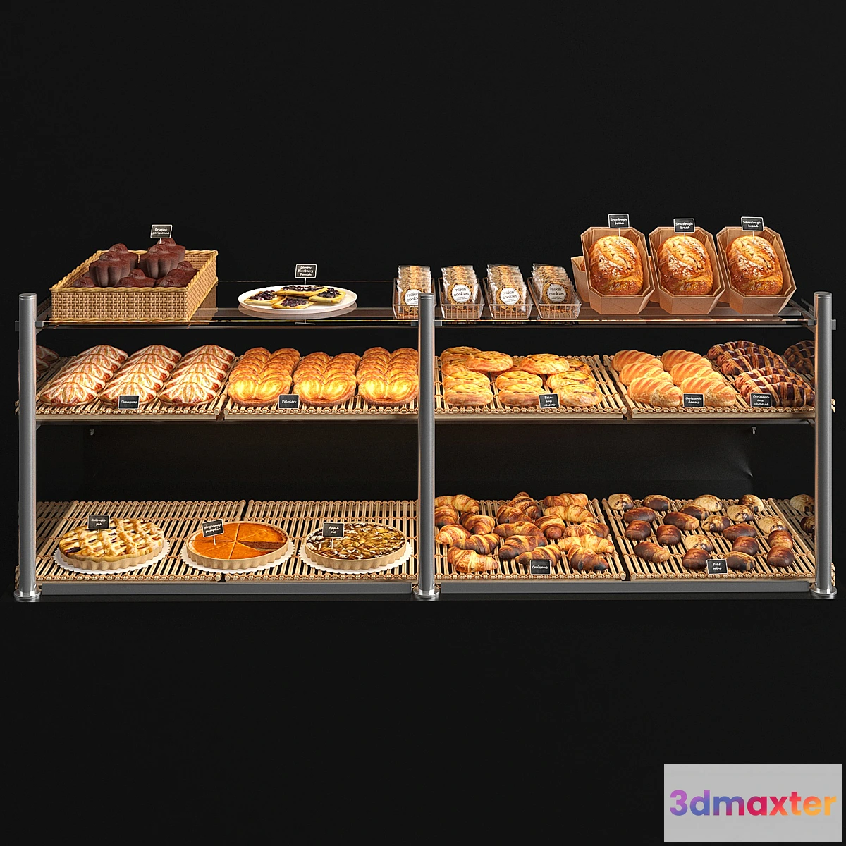 1350341 - Viennoiserie showcase 3D Max