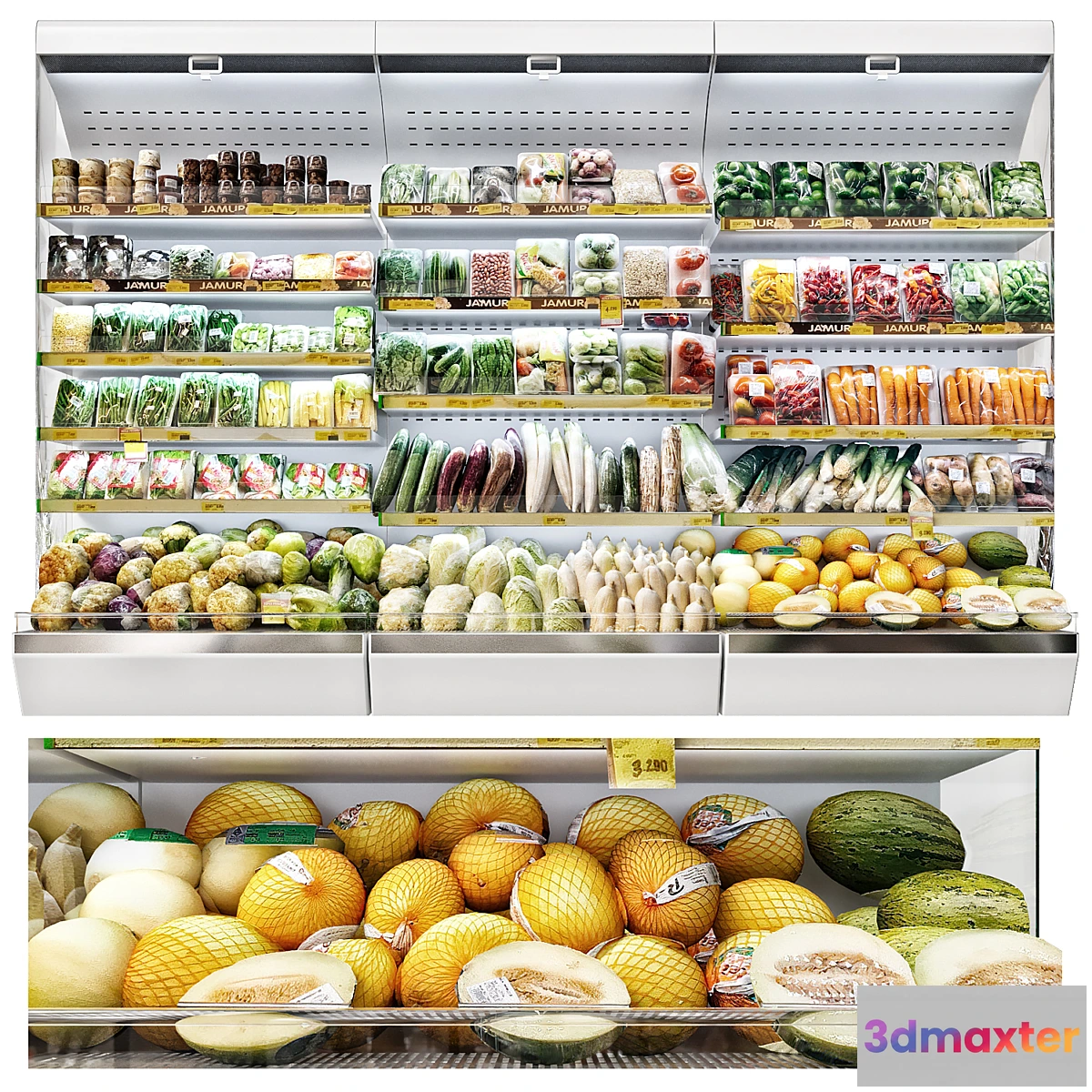 1356764 - vegetable market 3D Max