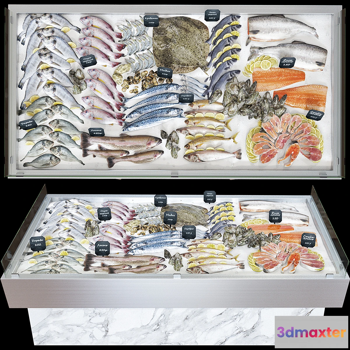 1356867 - Seafood showcase 4 3D Max