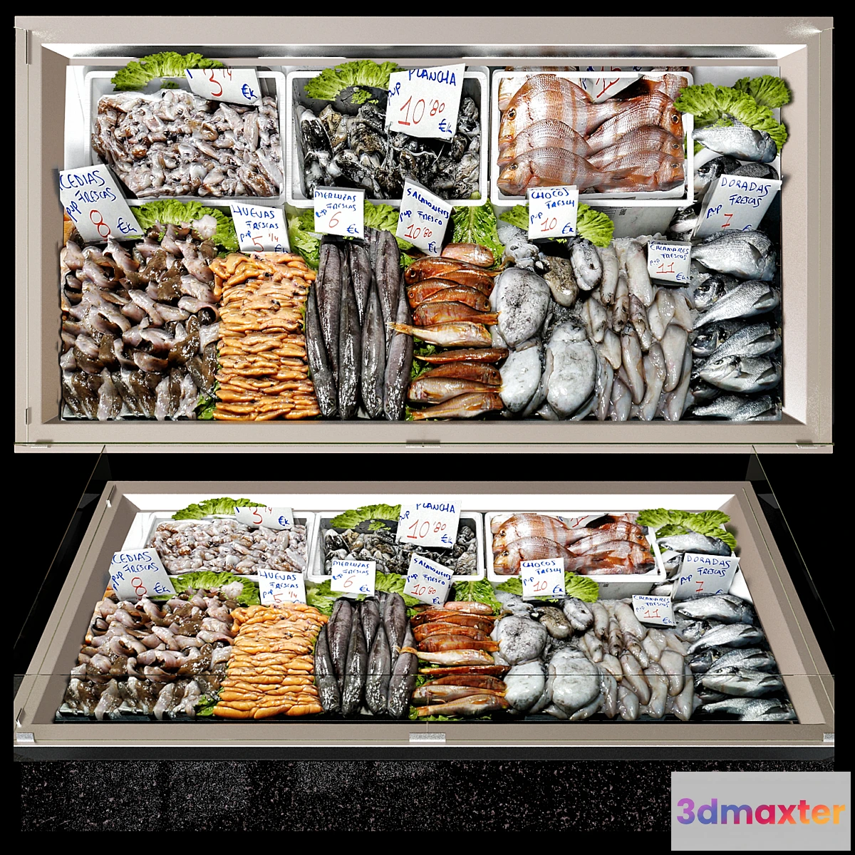 1357353 - Seafood showcase 3 3D Max