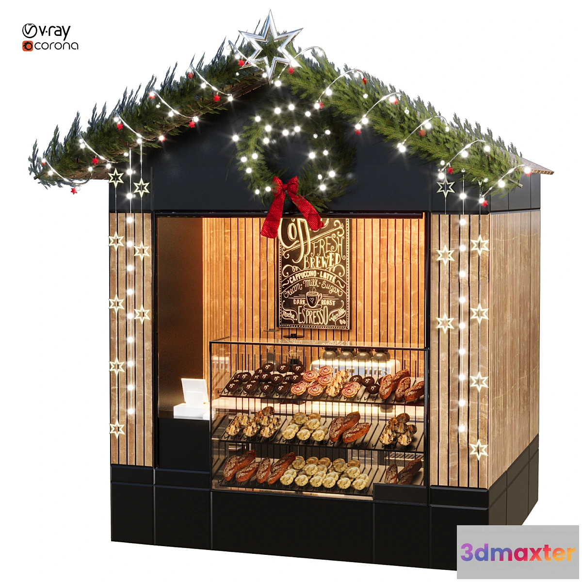 1402096 - Christmas shop 06 3D Max