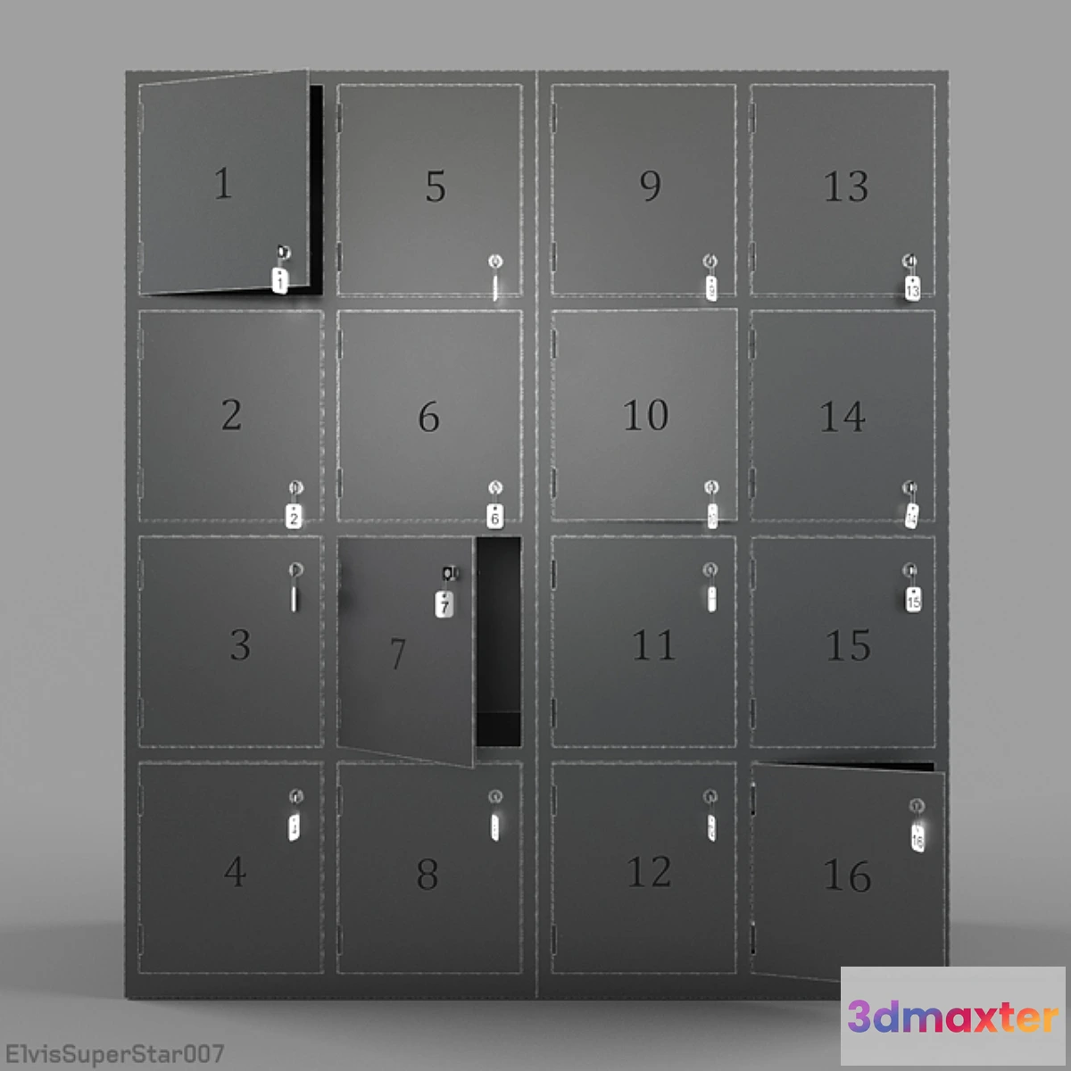 1408774 - luggage storage v2  storage room 3D Max