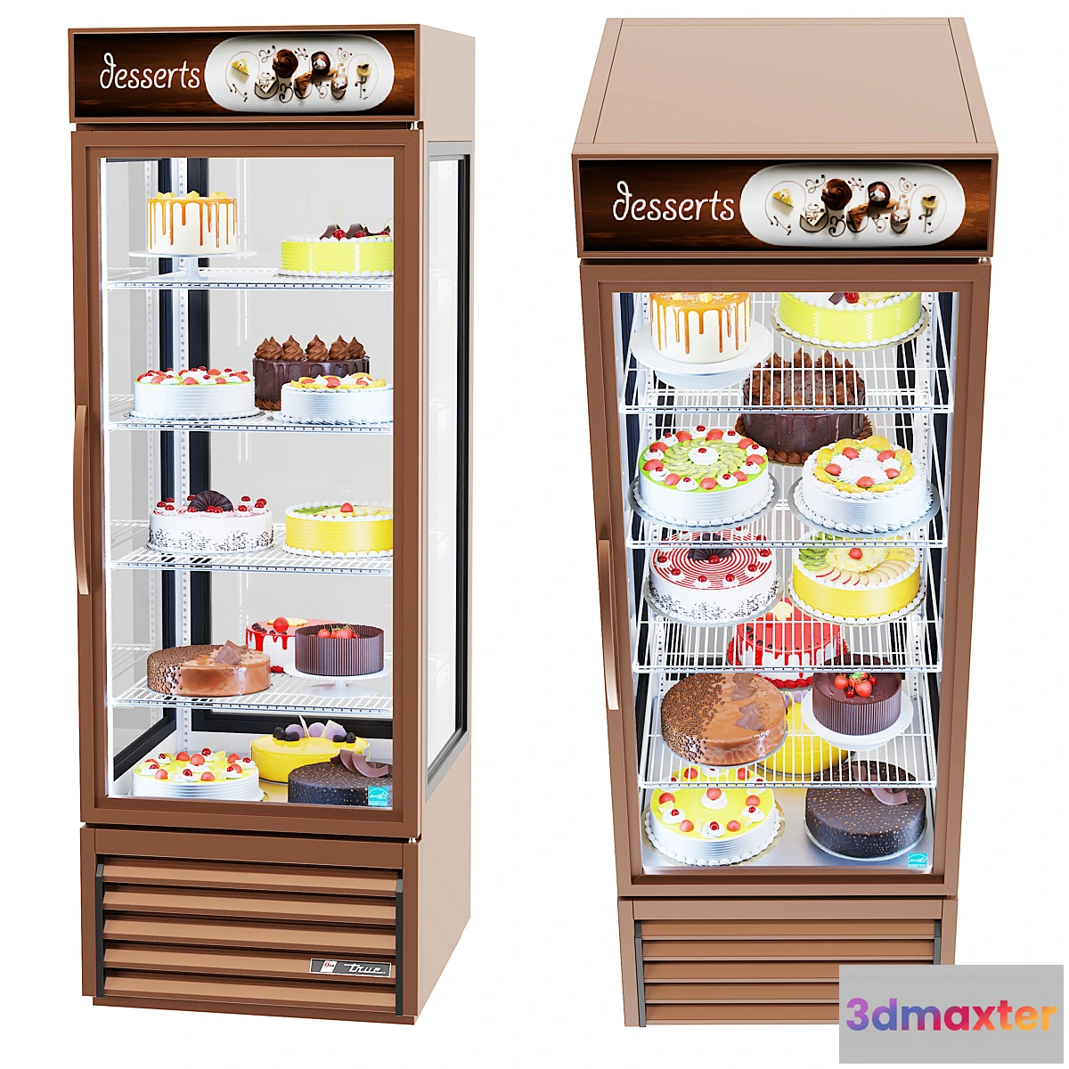 1413016 - True® G4SM dessert display 3D Max