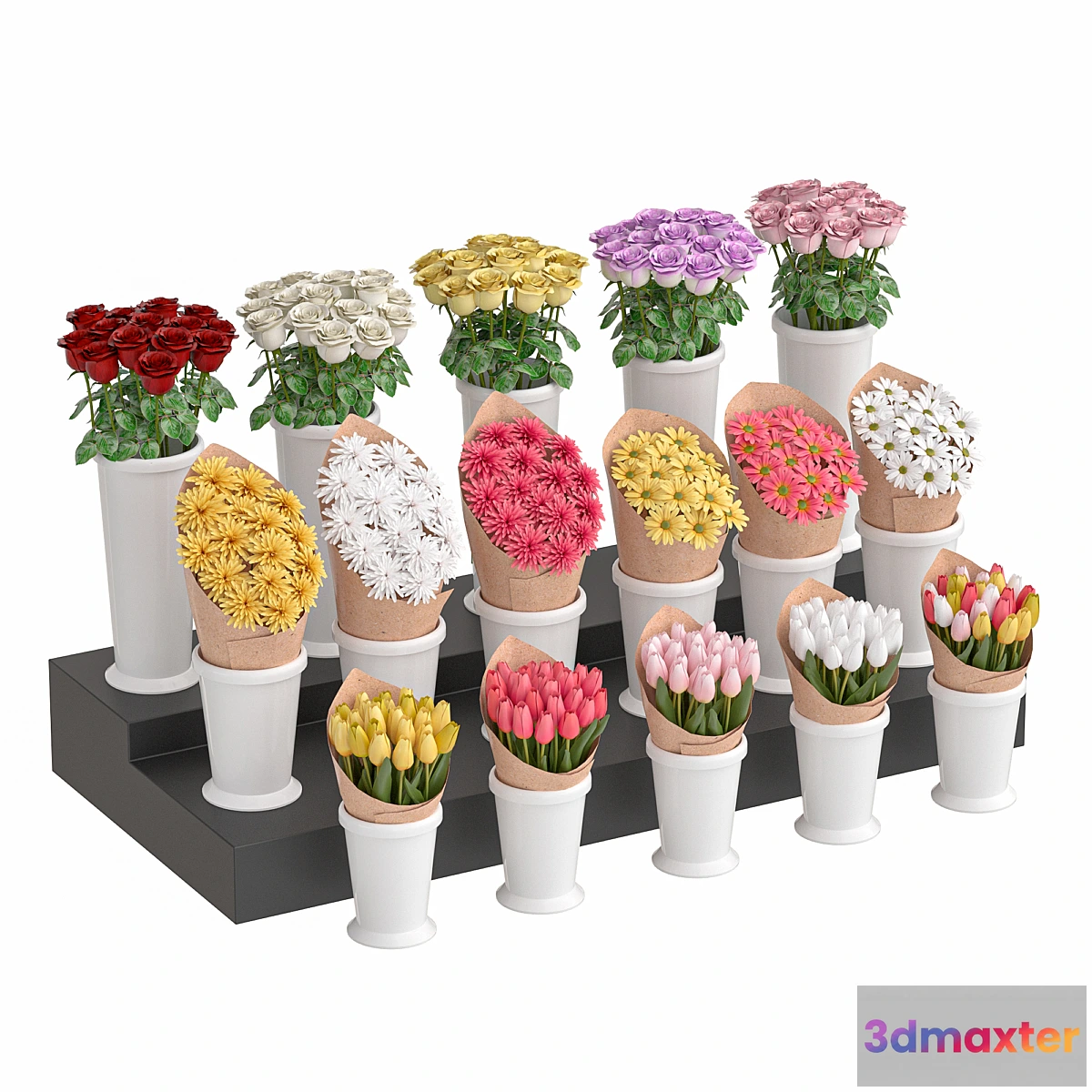1413552 - flower shop display 3D Max