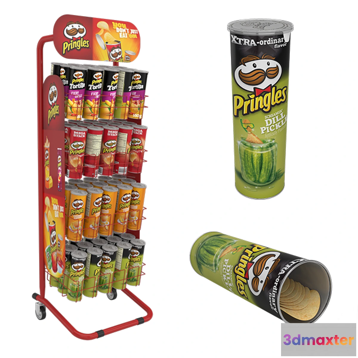 1413658 - Pringles stand 3D Max