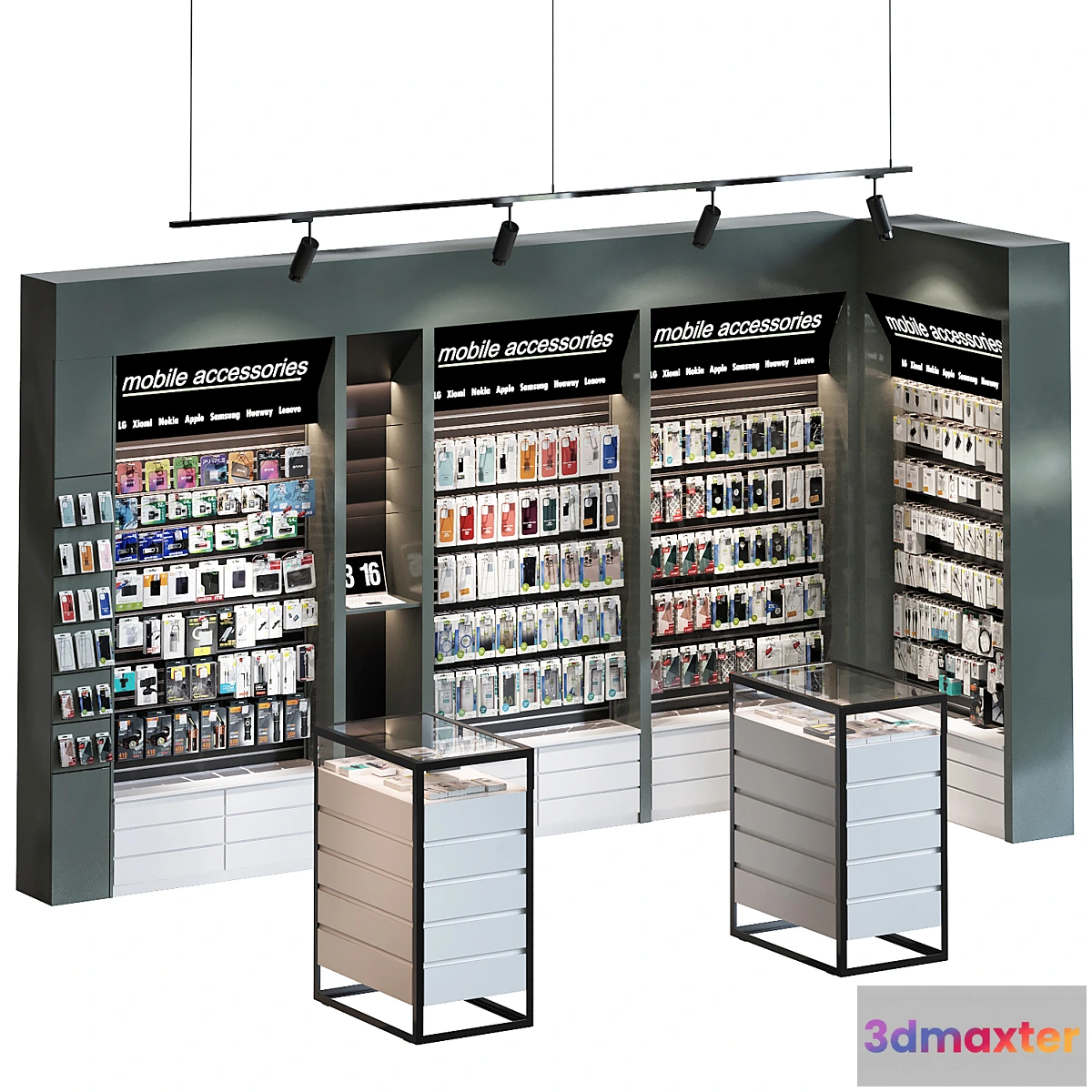 1416134 - Mobile store accessories 3D Max