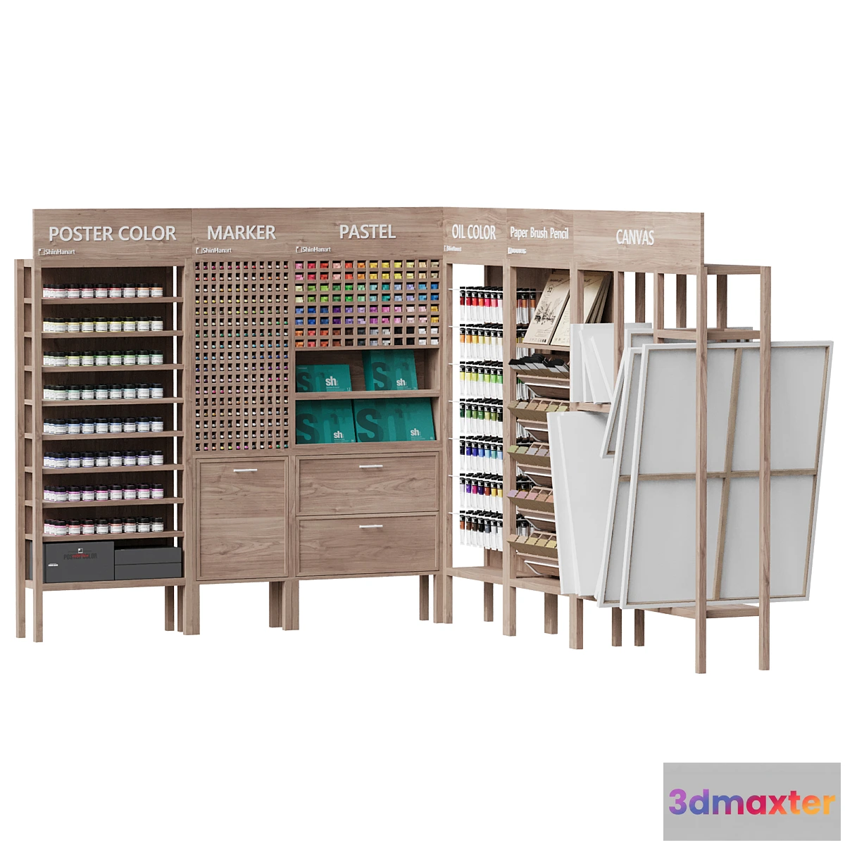 1416896 - ART Store stands 3D Max
