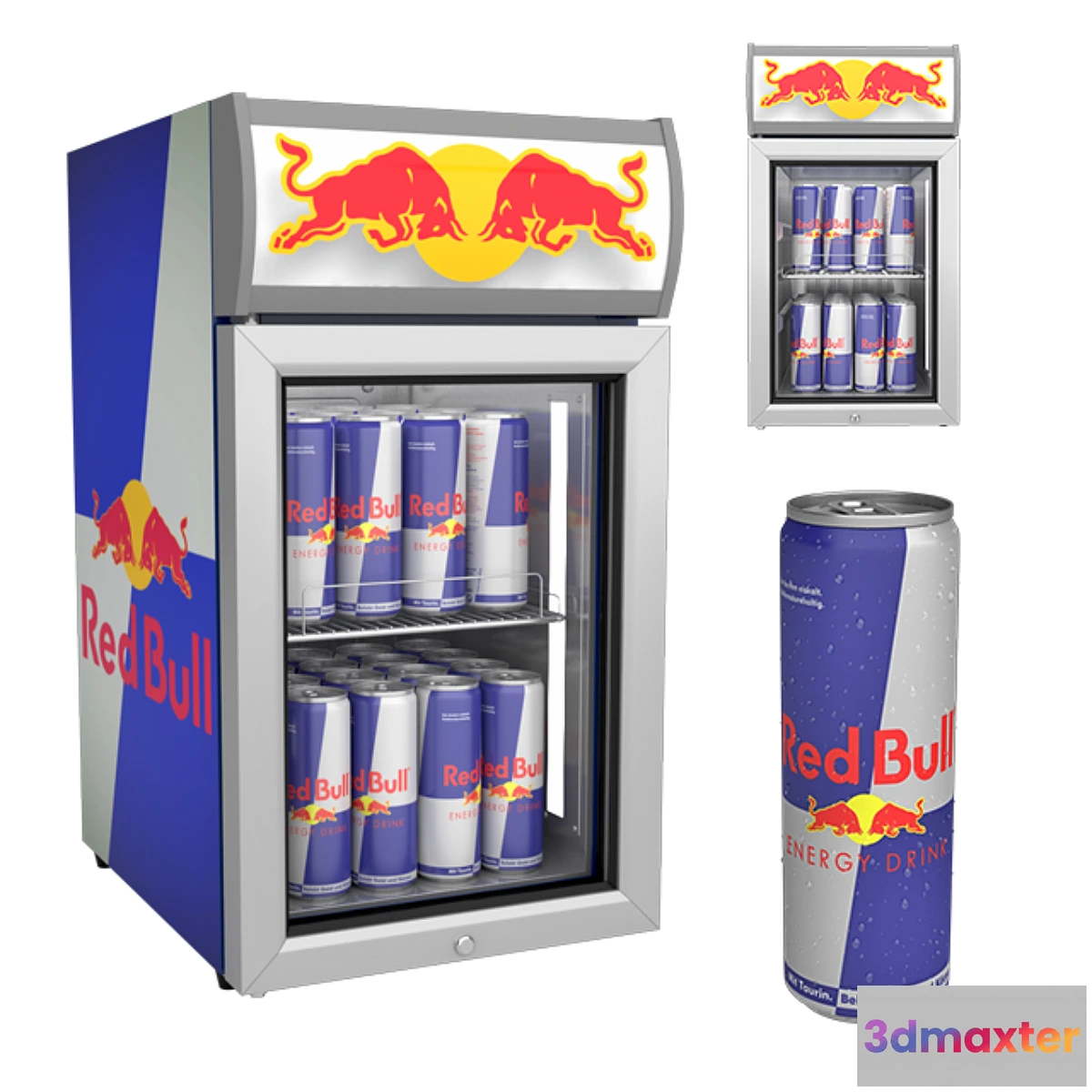 1428538 - Red bull mini bar 3D Max