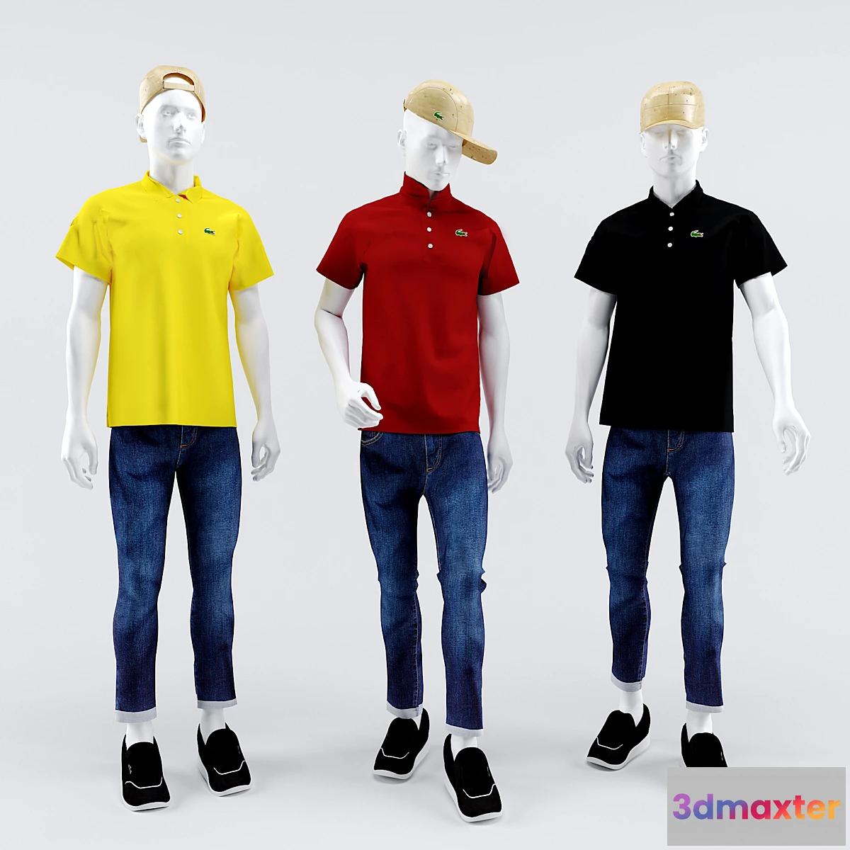 1450580 - Lacoste Man mannequin 3D Max