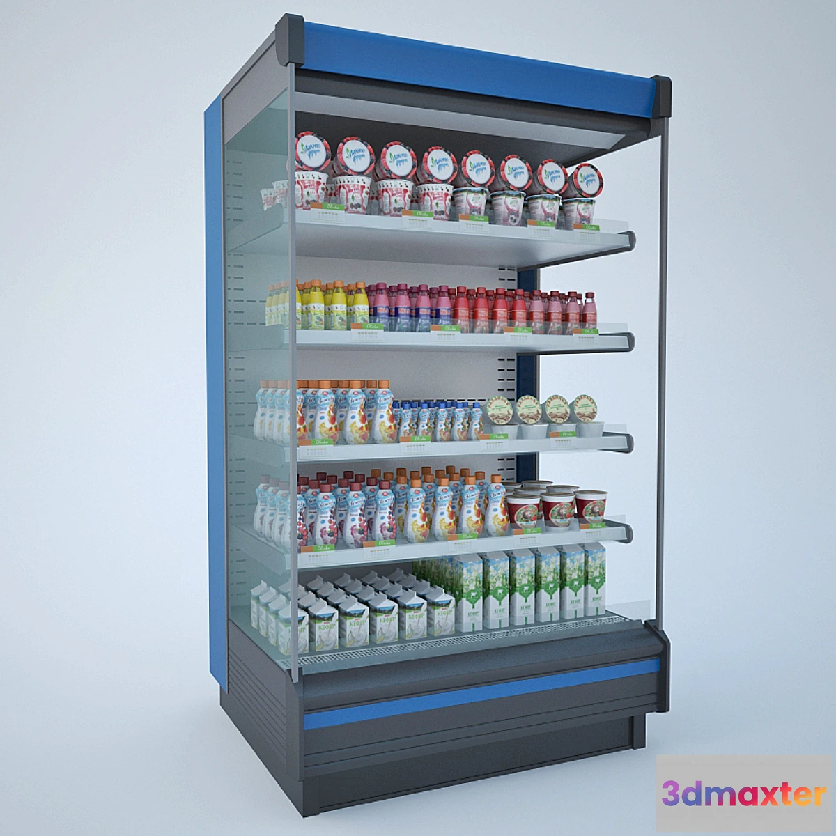 1458212 - Refrigerated cabinet Linde Monaxis 3D Max