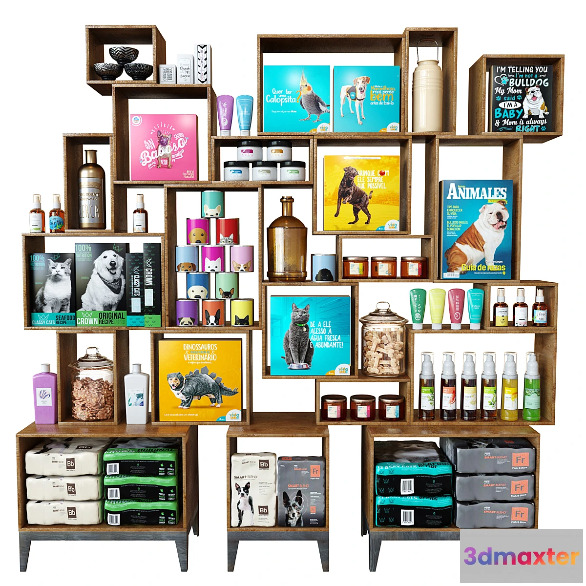 1461026 - pet shop shelves-15 3D Max
