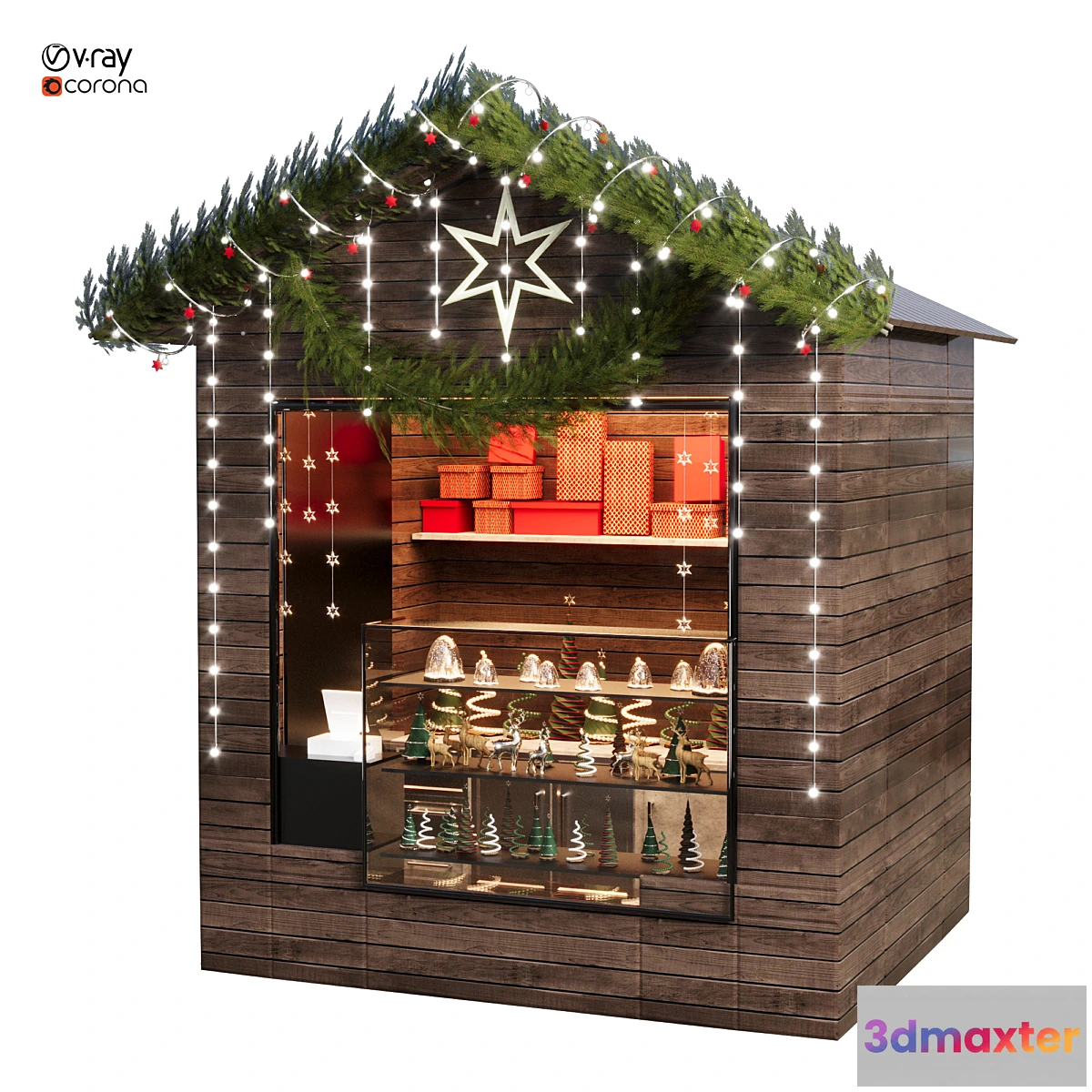 1472006 - Christmas shop 07 3D Max