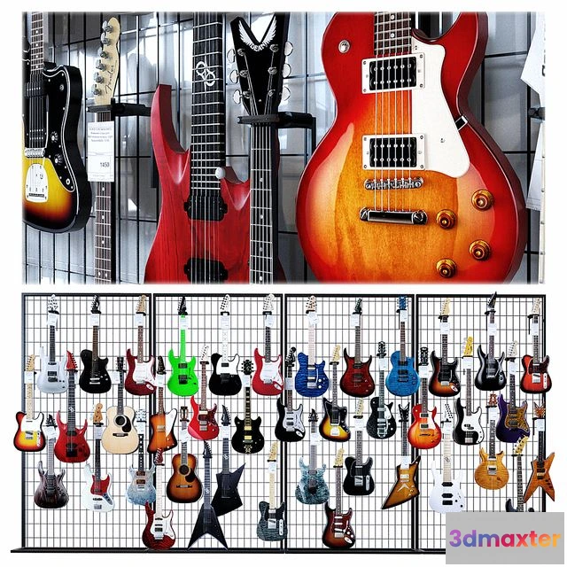 1540169 - Guitar store 3D Max