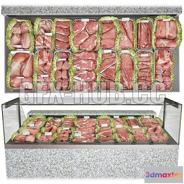 1542057 - Meat Showcase 3D Max