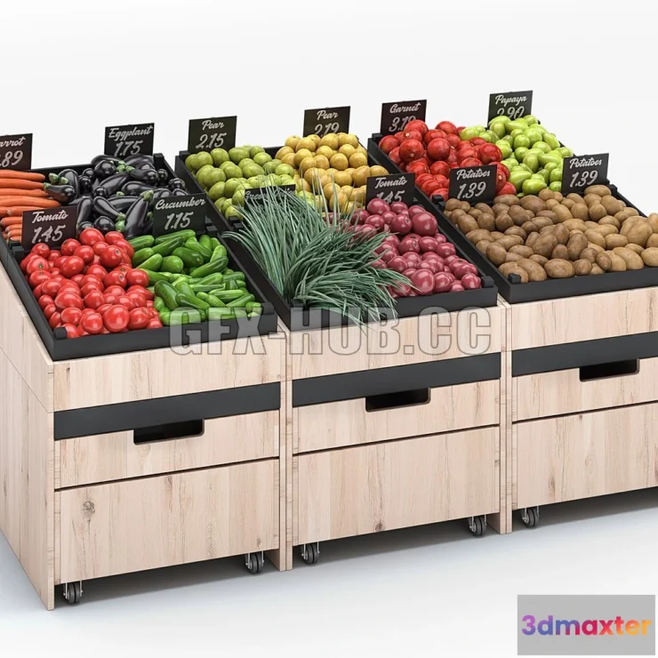 1547905 - Vegetable Breakdown 3 3D Max