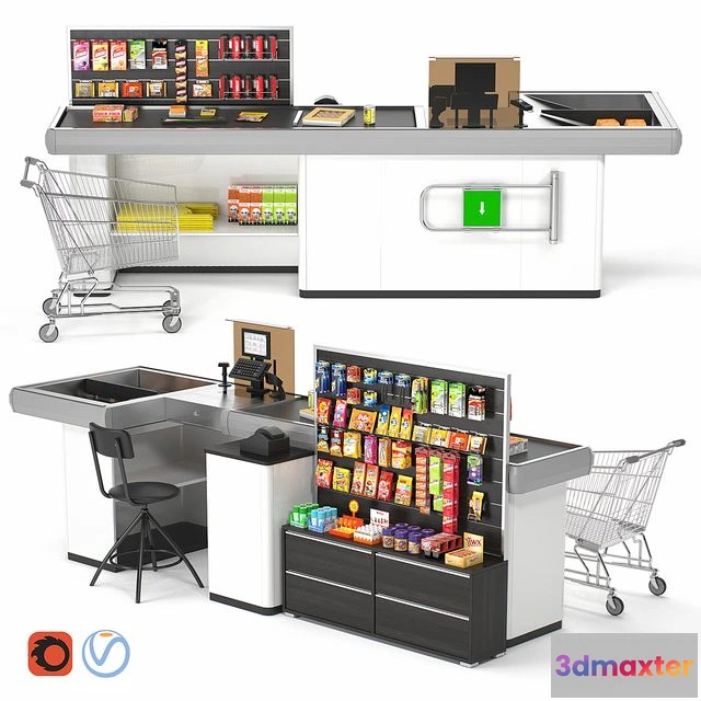 1548389 - Cash box magellan KB-NP 3D Max