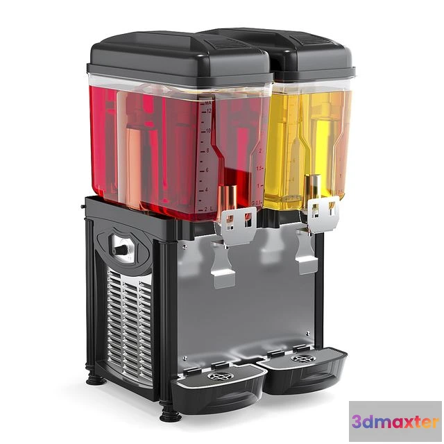 1553765 - Avantco D3G-2 Refrigerated Beverage Dispenser 3D Max