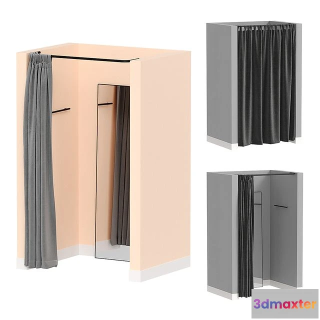 1559407 - Fitting rooms 3D Max