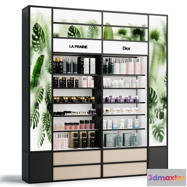 1568346 - Rack for a cosmetics store 3D Max