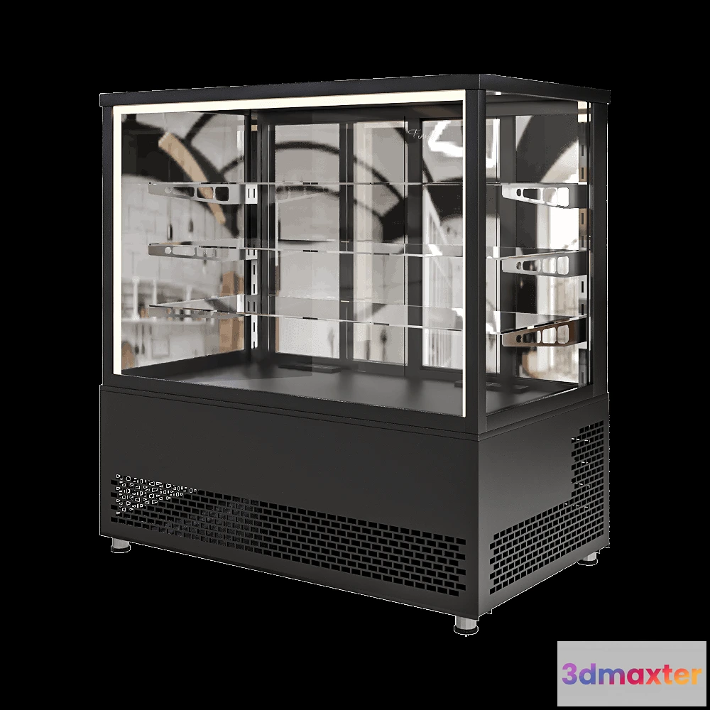1666646 - FINIST - Free standing refrigerated display JOBS 3D Max