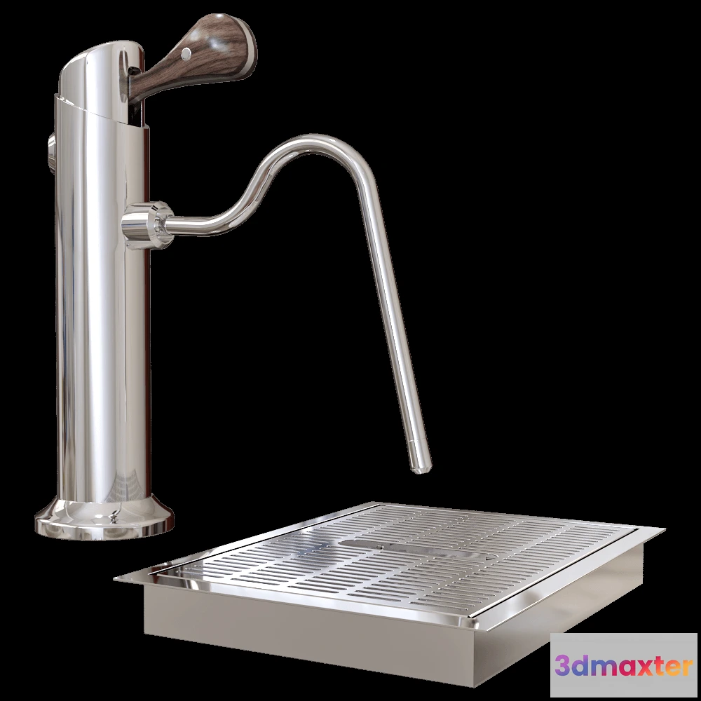 1666654 - Modbar - Coffee machine Steam 3D Max