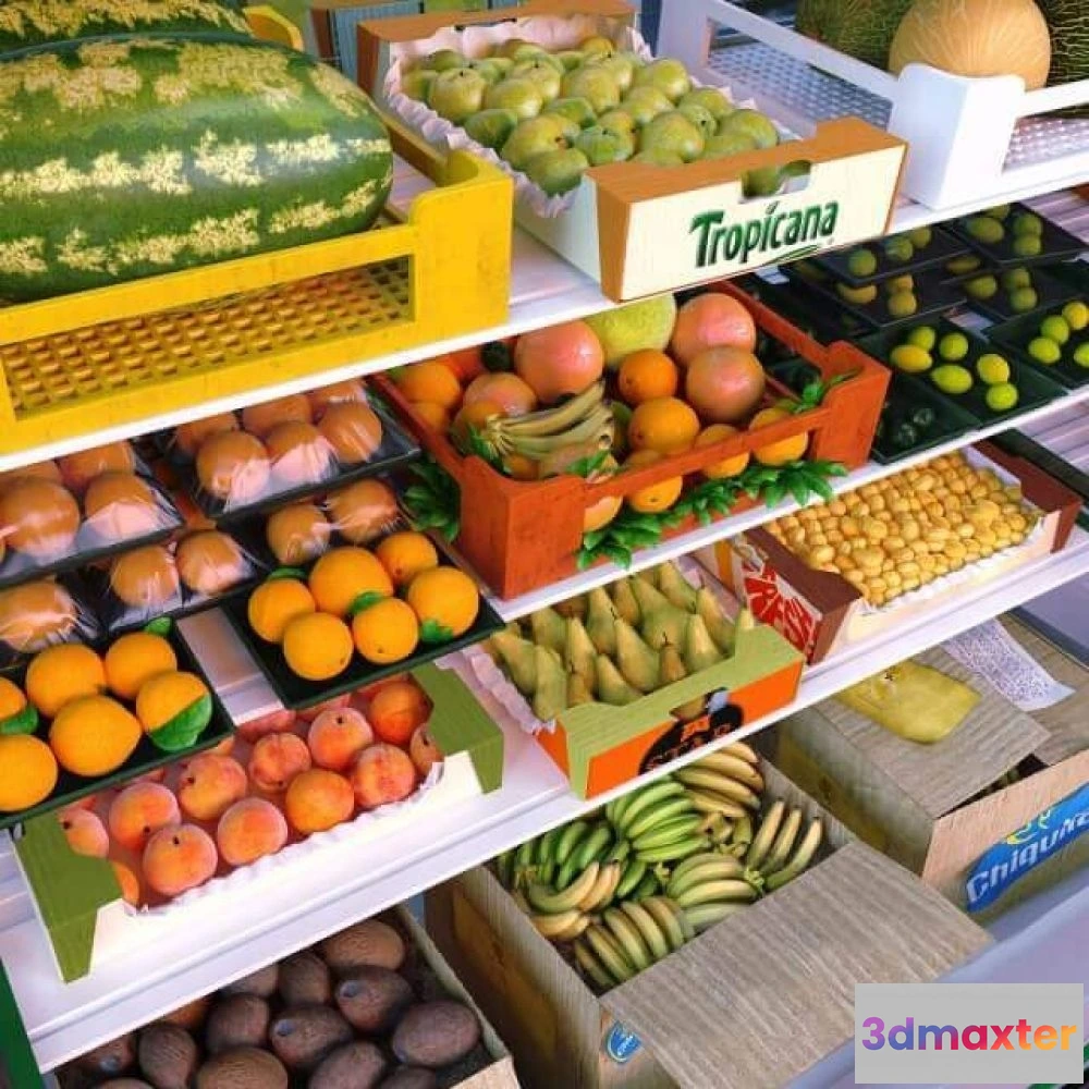 1666656 - other-models - Fruit shop kit 3D Max