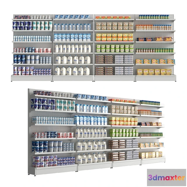 1666720 - other-models - Shelf Dairy for perevalova 3D Max