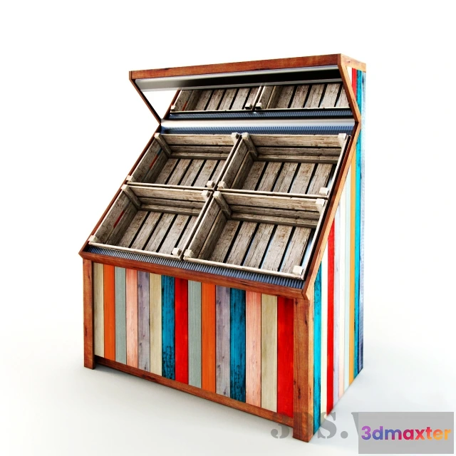 1666778 - other-models - Refrigerated display case with drawers 3D Max