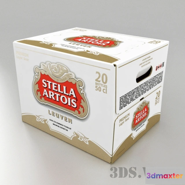 1666788 - other-models - Corrugated packaging for beer 3D Max
