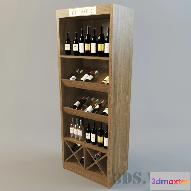 1666806 - other-models - Wine cabinet 3D Max
