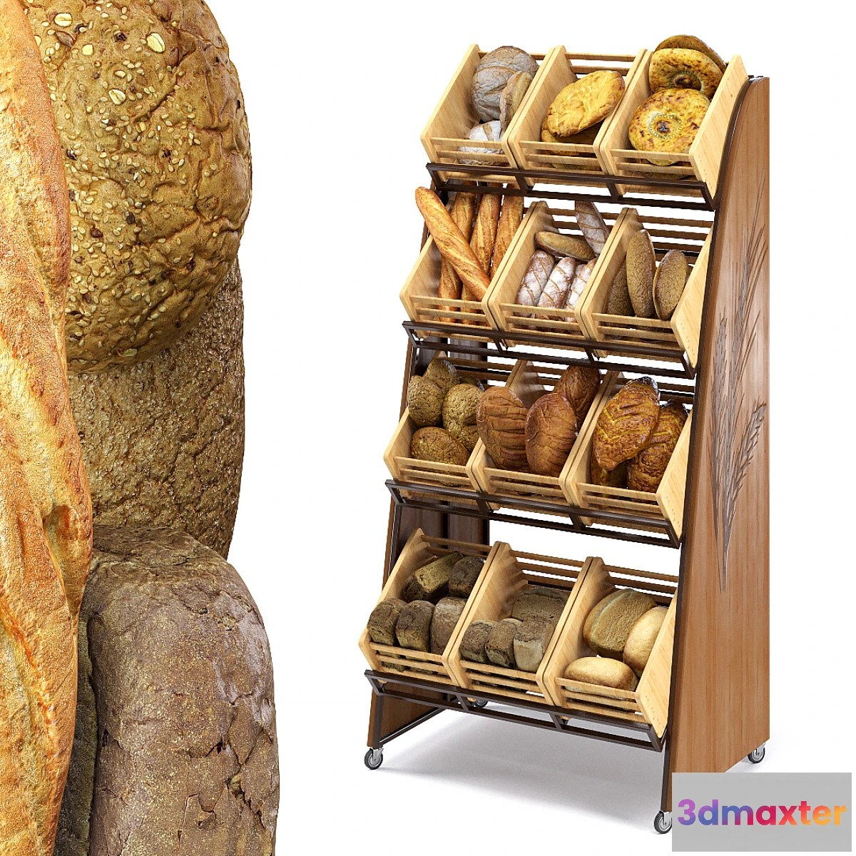658561 - Rack with bread