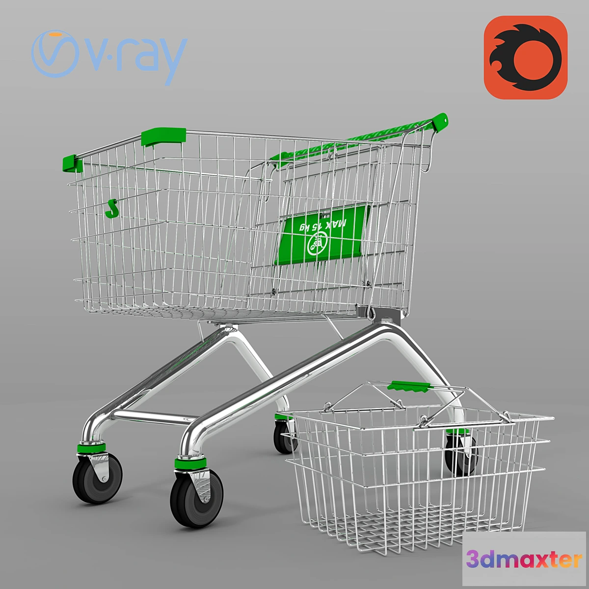 660945 - Set of baskets for the store