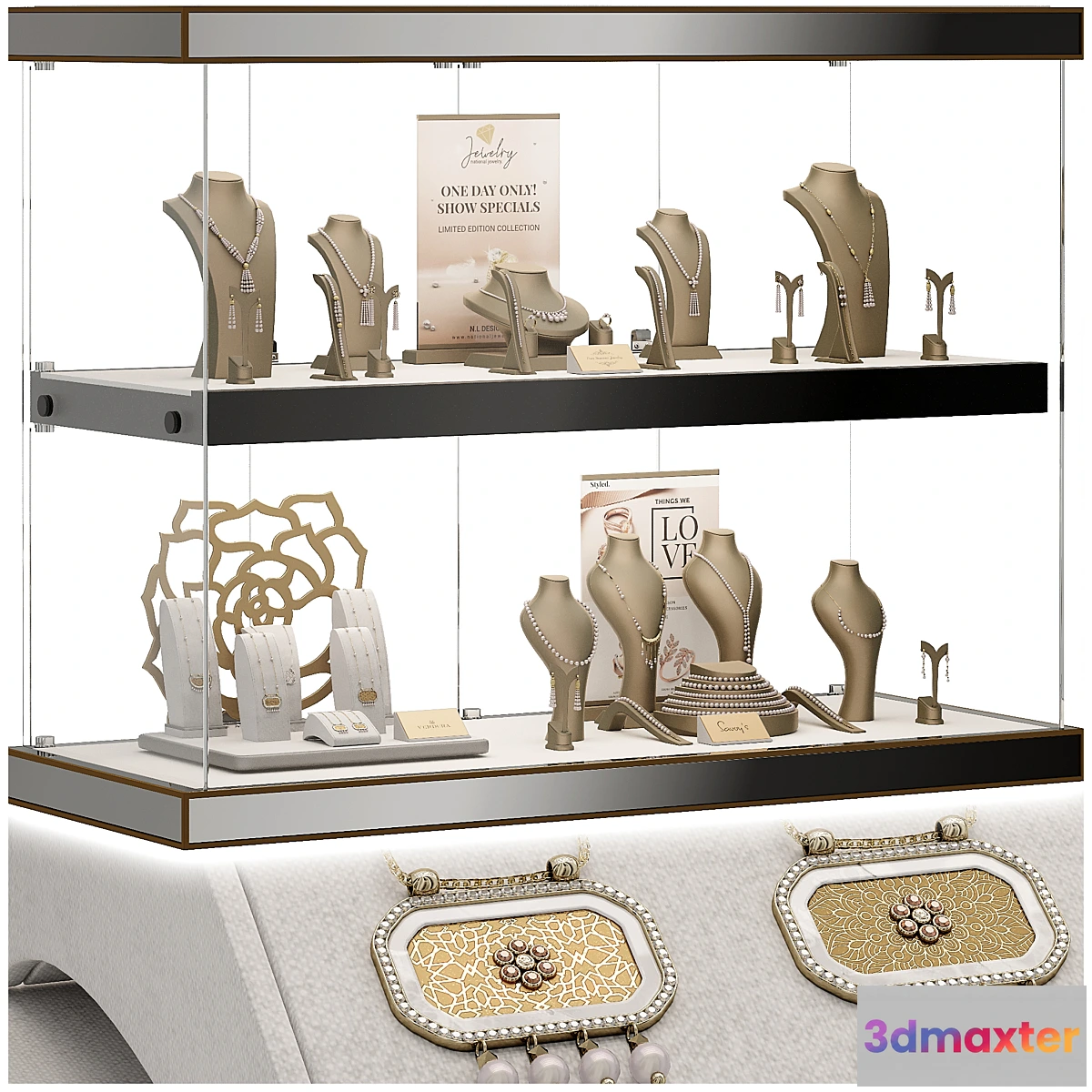 755267 - Jewelry showcase for a store 3. Jewelry stand. Display - No.3