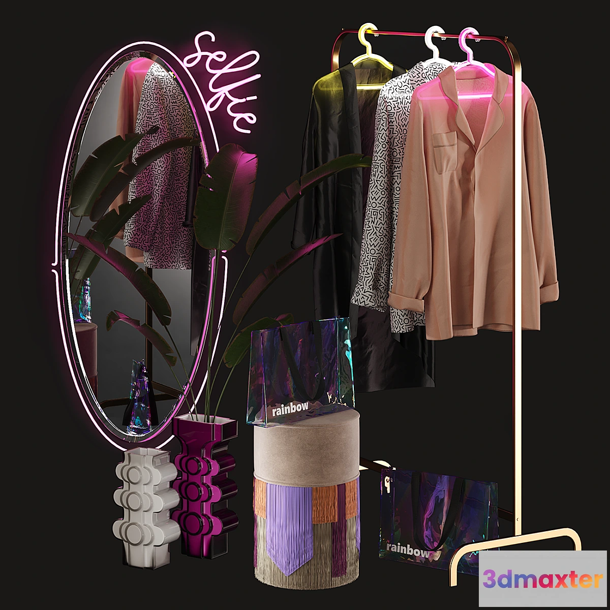 755273 - Clothing store window display set - No.2