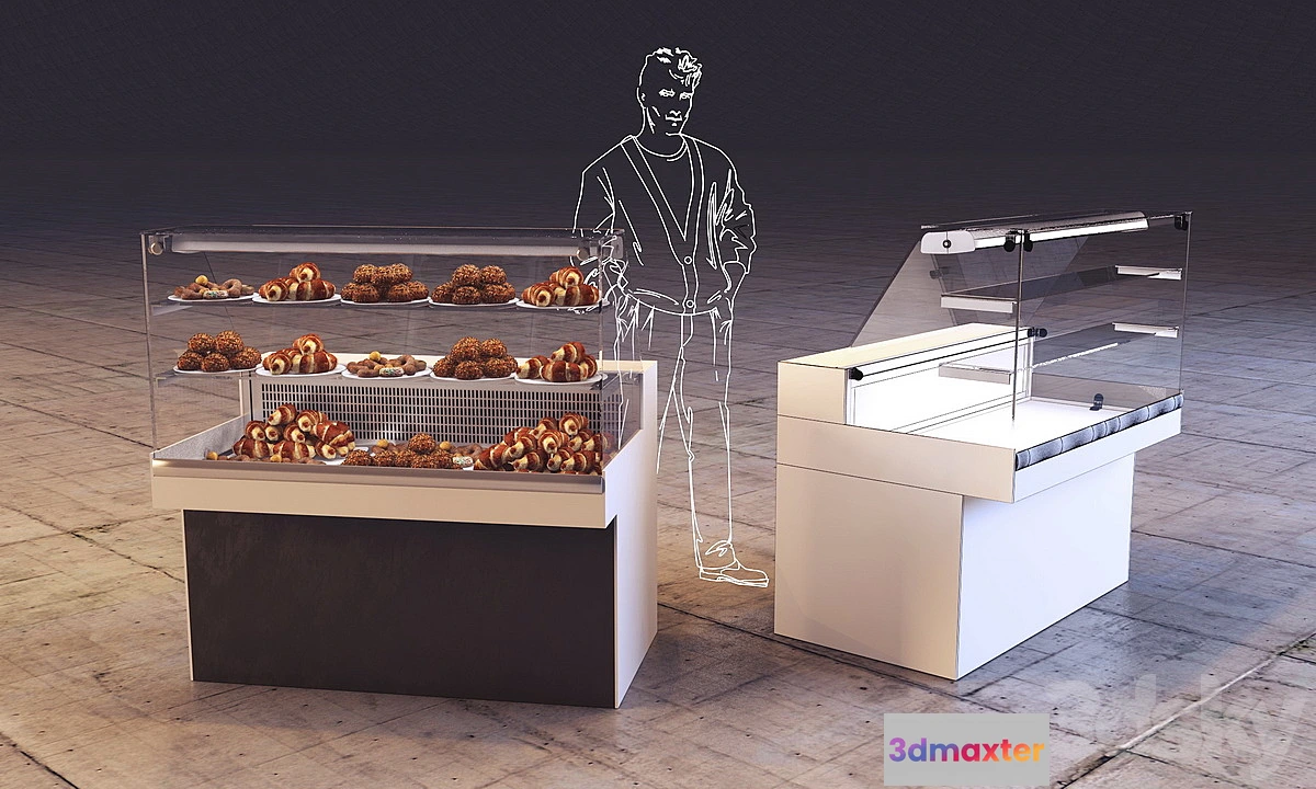 803918 - confectionary showcase