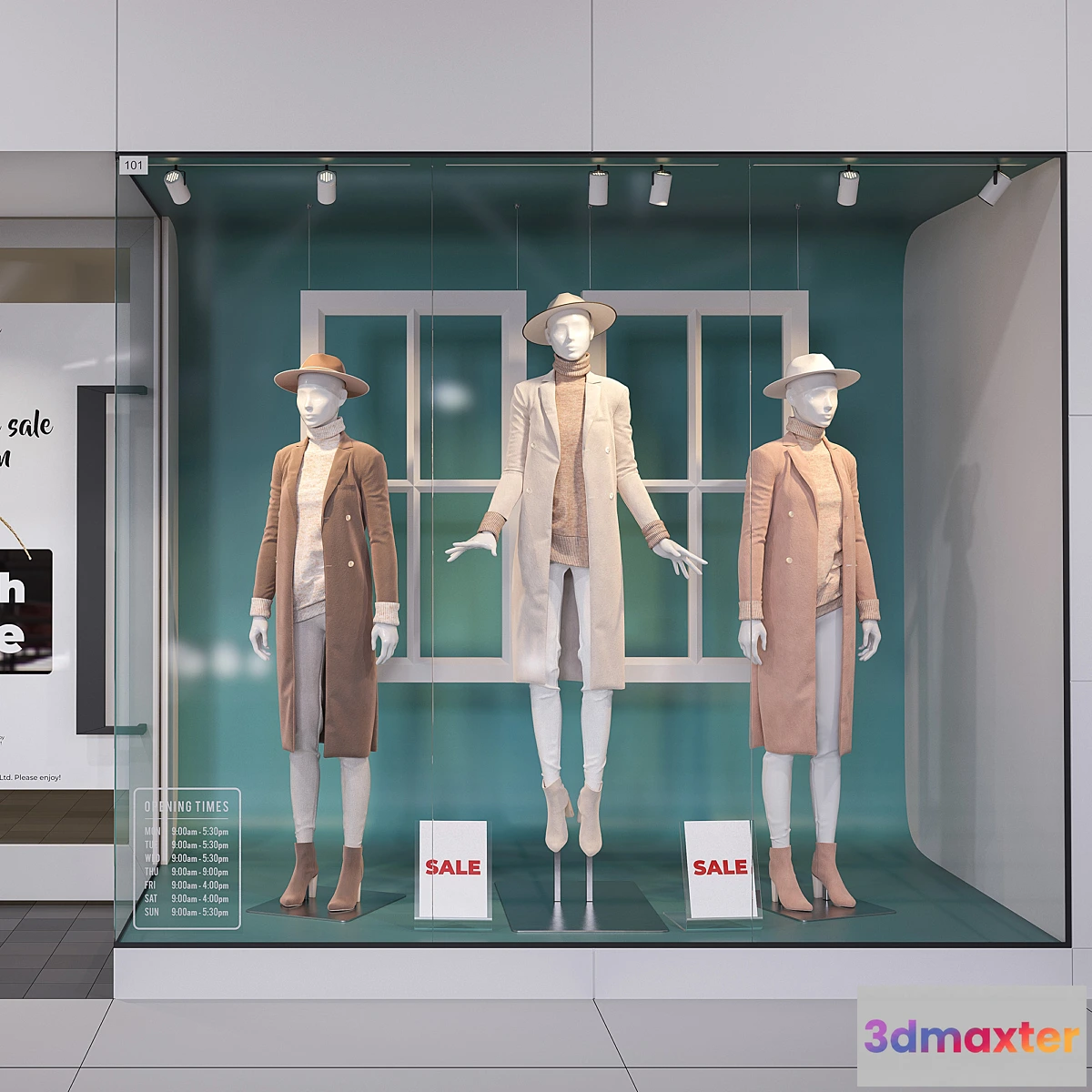 815110 - Shop front with female mannequins - No.4