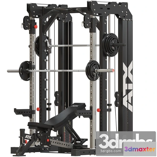 1006656 - Exercise machine for the home gym Ath Smith Zable Rack Weigt Stack