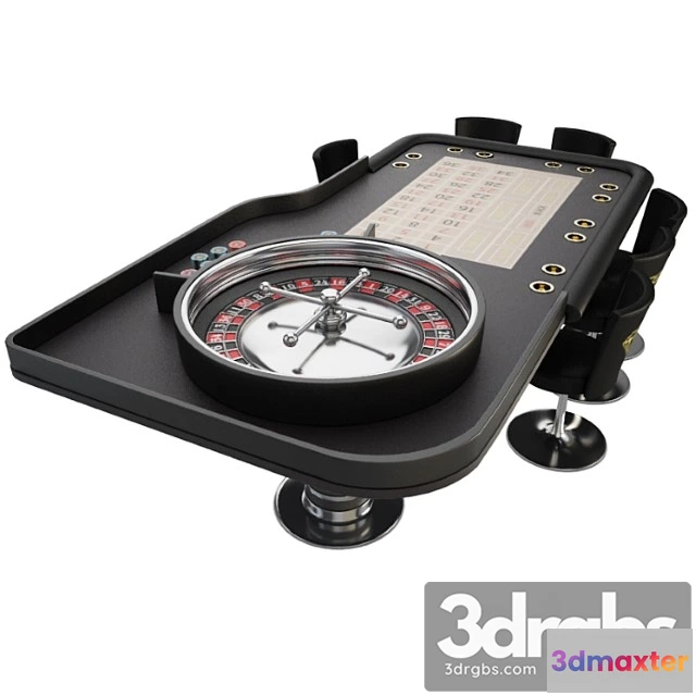 1006830 - Roulette table casino