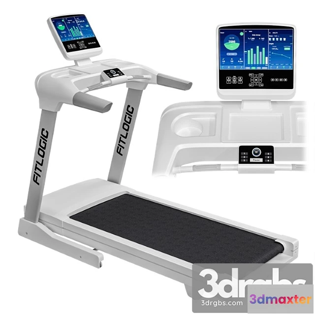1006956 - Treadmill fitlogic white