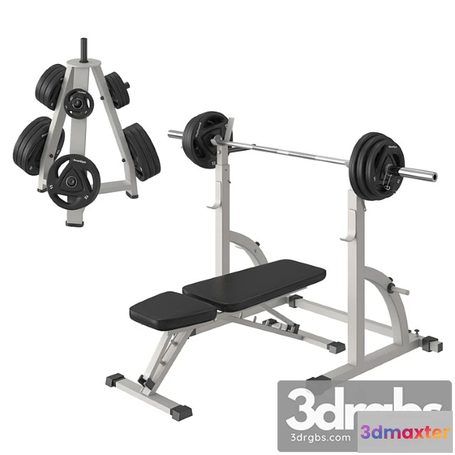 1057976 - Bench press barbell