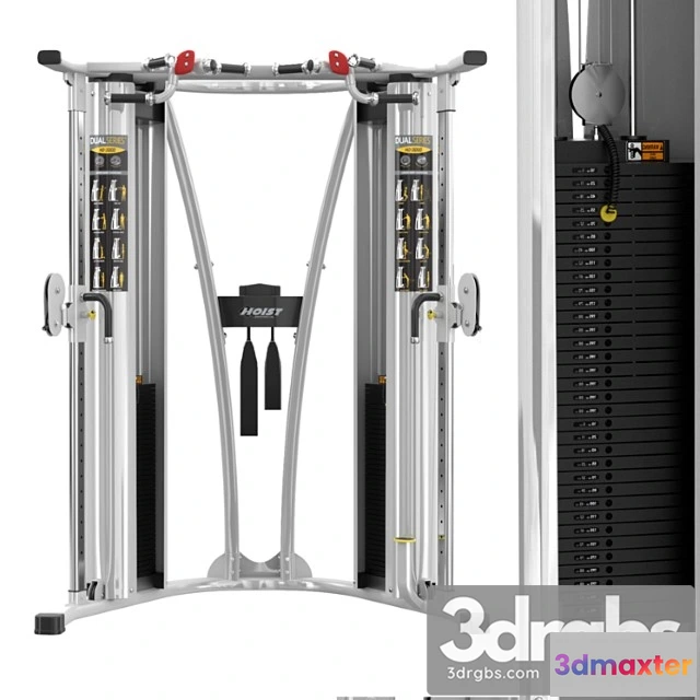 1058056 - Hd 3000 dual pulley functional trainer