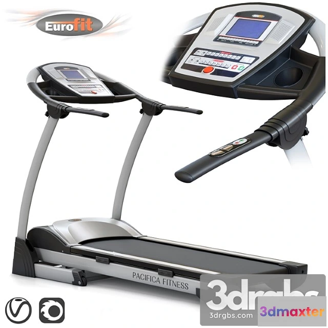 1058184 - Treadmill eurofit pacifica fitness. training apparatus