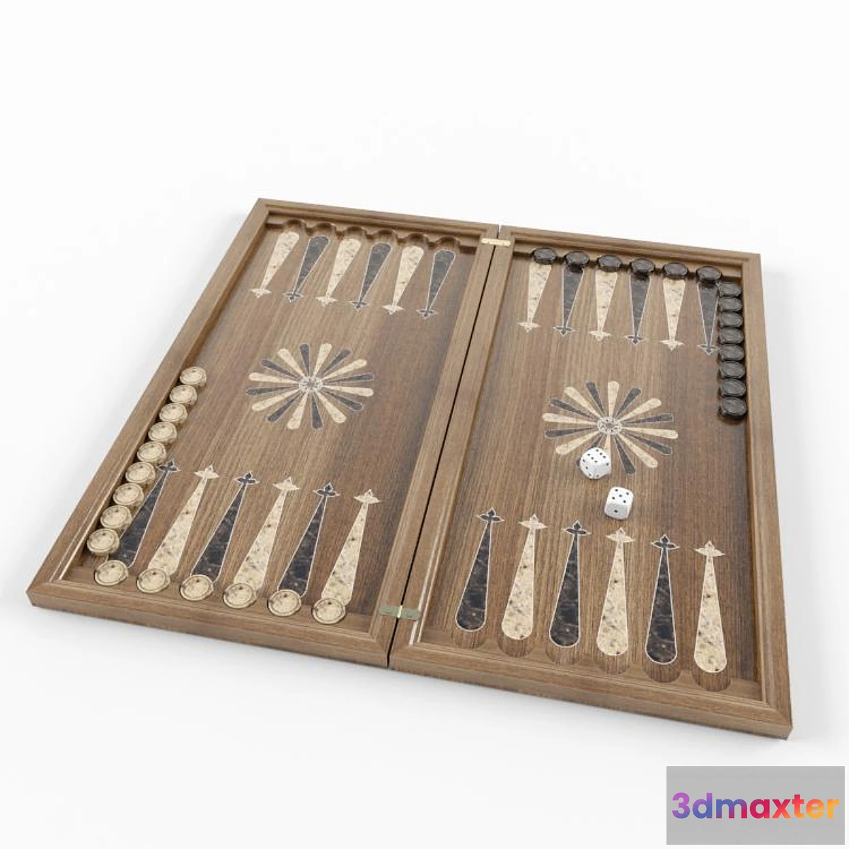 1273764 - Backgammon 3D Max