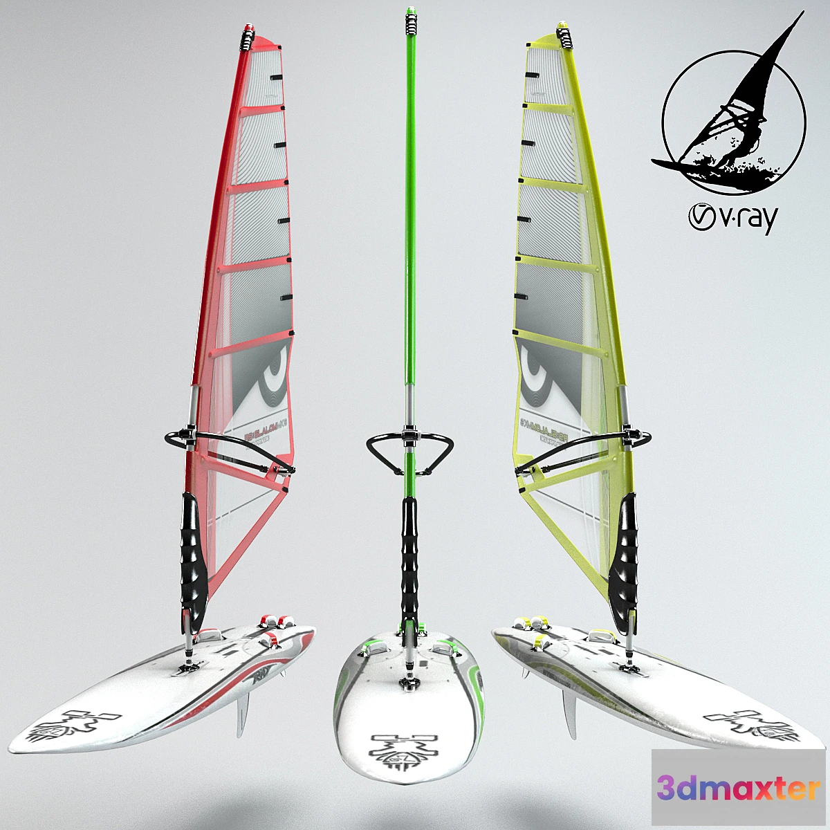 1280452 - Sailboards Sailboard 3D Max
