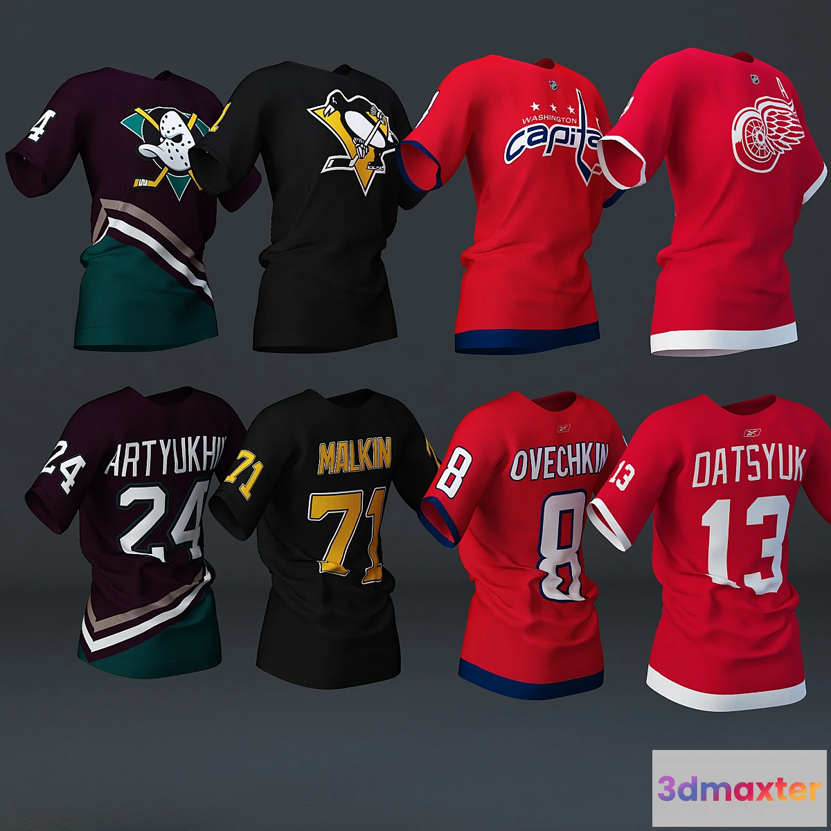1288588 - NHL Fan T-shirts 3D Max