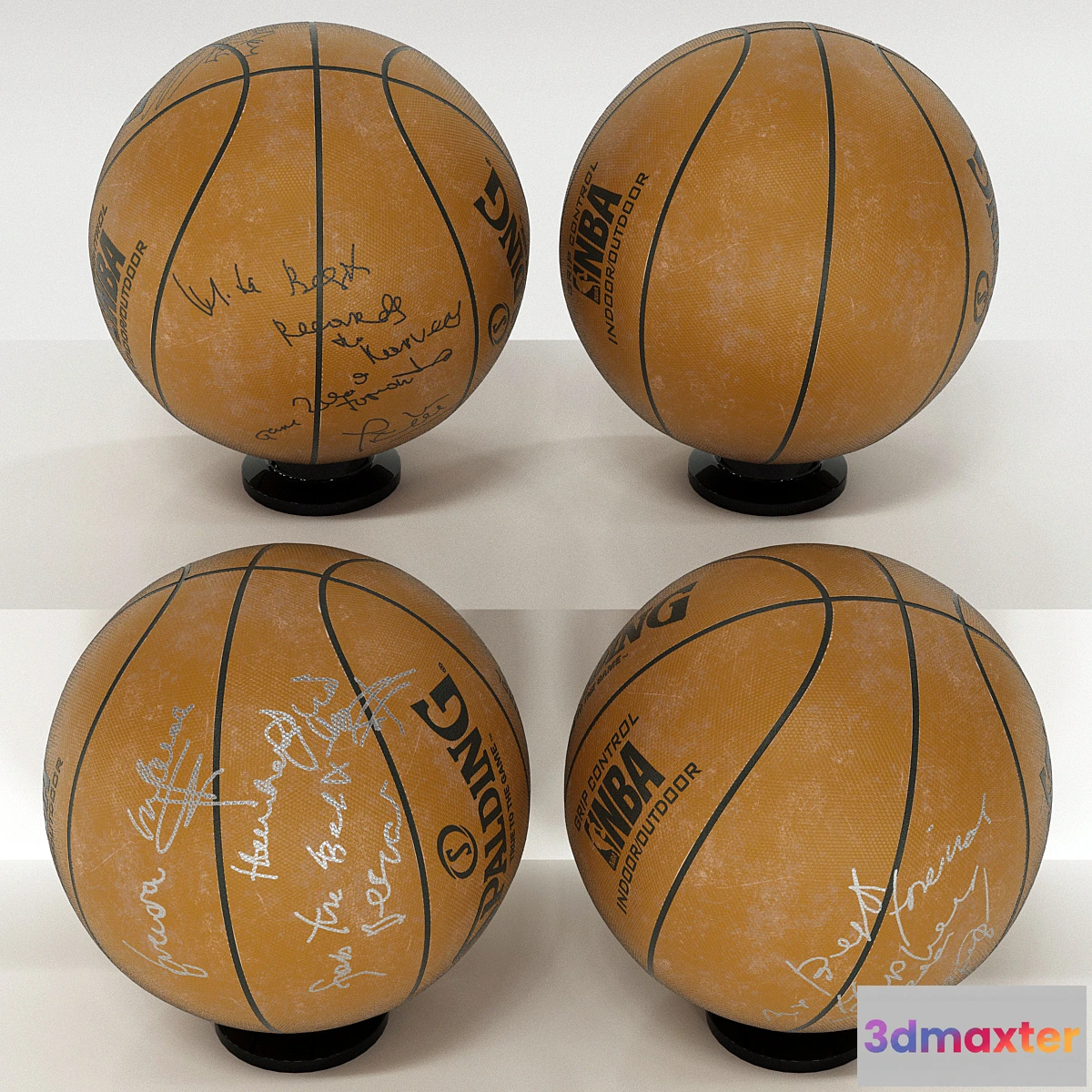 1290181 - Basketballs autographed - No.2 3D Max