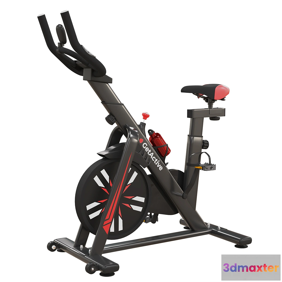 1297457 - exercise bike 3D Max