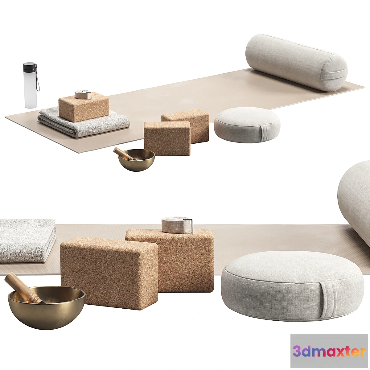 1306377 - Yoga & Meditation Set 3D Max